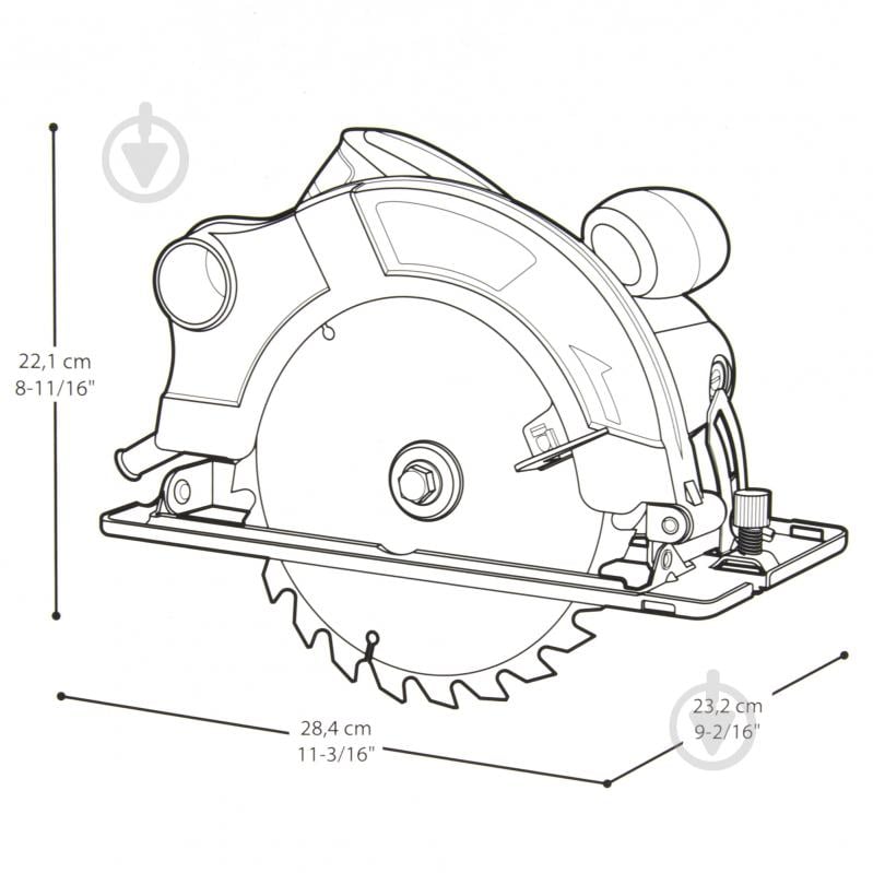 Пила циркулярная Crown CT15074 - фото 7