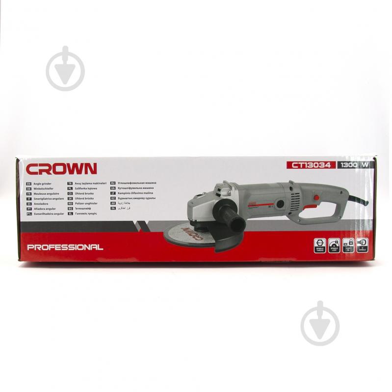 Болгарка (угловая шлифмашина) Crown CT13034 - фото 6