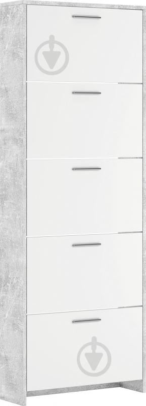 Тумба для обуви Світ Меблів 5Д Рене 690х1870х220 индастриал/ нимфеа альба 220x1870 мм индастриал - фото 1 Тумба для обуви Світ Меблів 5Д Рене 690х1870х220 индастриал/ нимфеа альба 220x1870 мм индастриал - фото 1