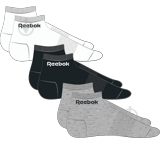 Шкарпетки Reebok Act Core Ankle Sock GH8168 р.M сірий/чорний/білий 3 шт. - фото 1