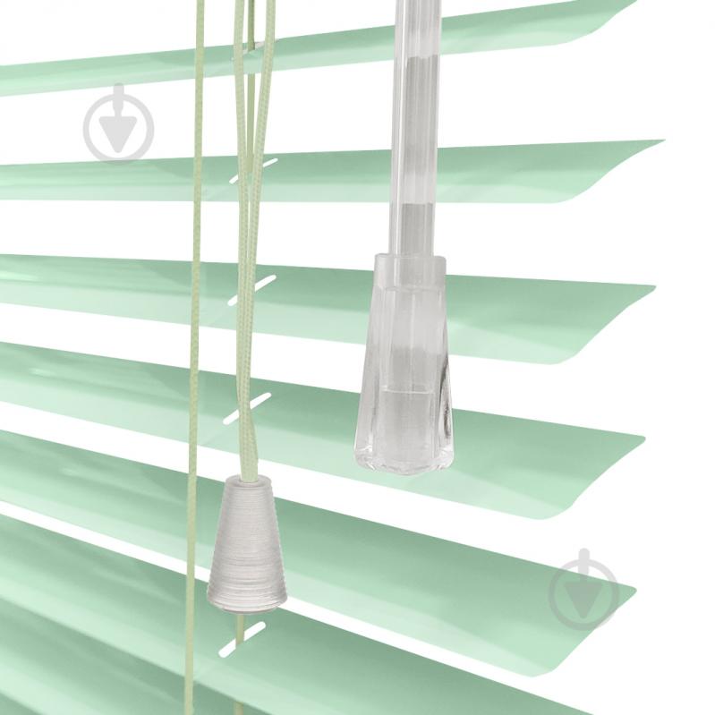 Жалюзи Rollotex алюминиевые горизонтальные с фиксацией 32х160 см Бирюзовые глянцевые - фото 4 Жалюзи Rollotex алюминиевые горизонтальные с фиксацией 32х160 см Бирюзовые глянцевые - фото 4