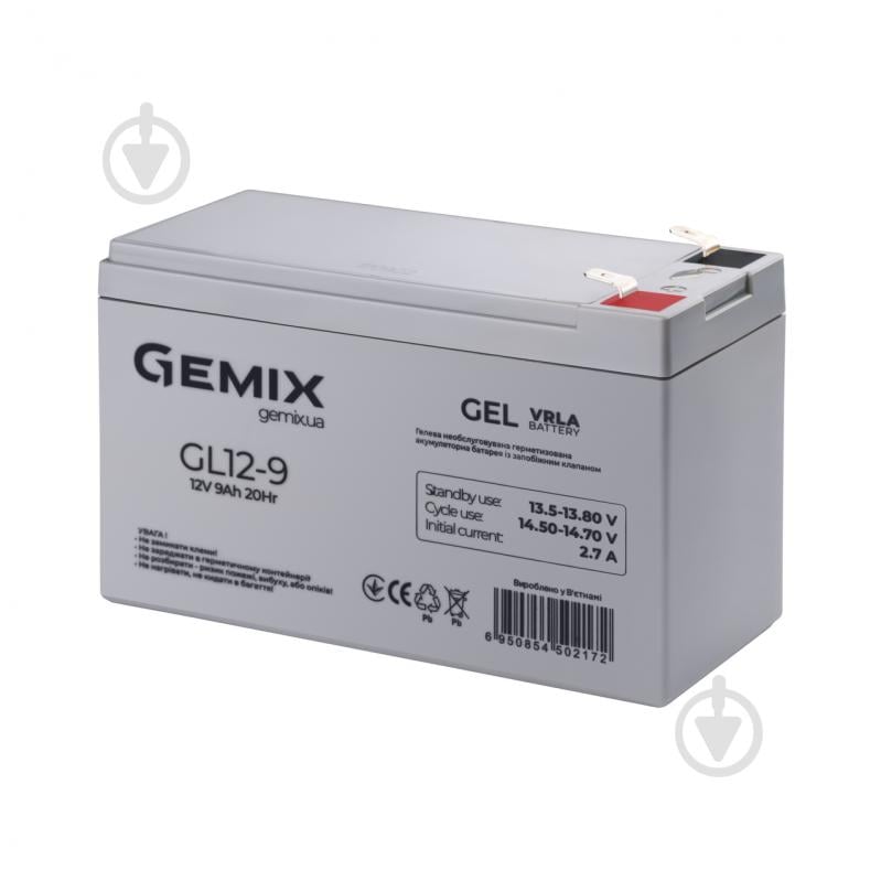 Батарея акумуляторна Gemix GL12-9 - фото 2