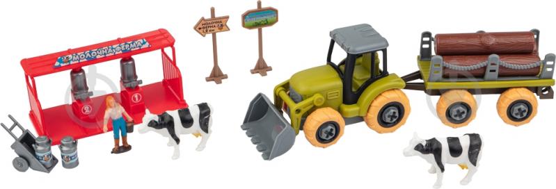 Игровой набор OTAMANKO Веселый хутор (трактор и молочная ферма с коровами) 532.01.59 - фото 1 Игровой набор OTAMANKO Веселый хутор (трактор и молочная ферма с коровами) 532.01.59 - фото 1