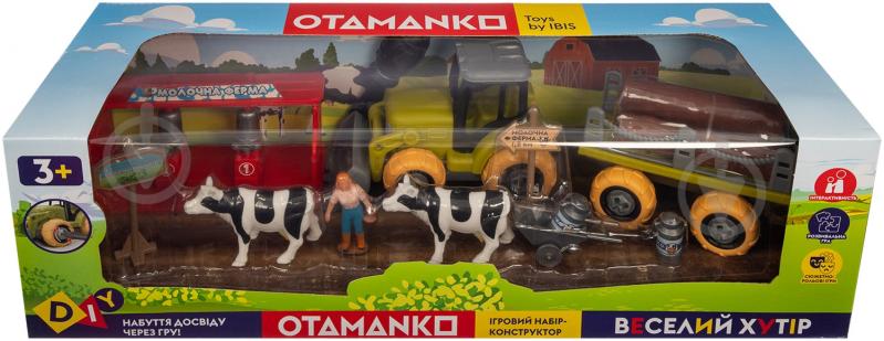 Игровой набор OTAMANKO Веселый хутор (трактор и молочная ферма с коровами) 532.01.59 - фото 2 Игровой набор OTAMANKO Веселый хутор (трактор и молочная ферма с коровами) 532.01.59 - фото 2