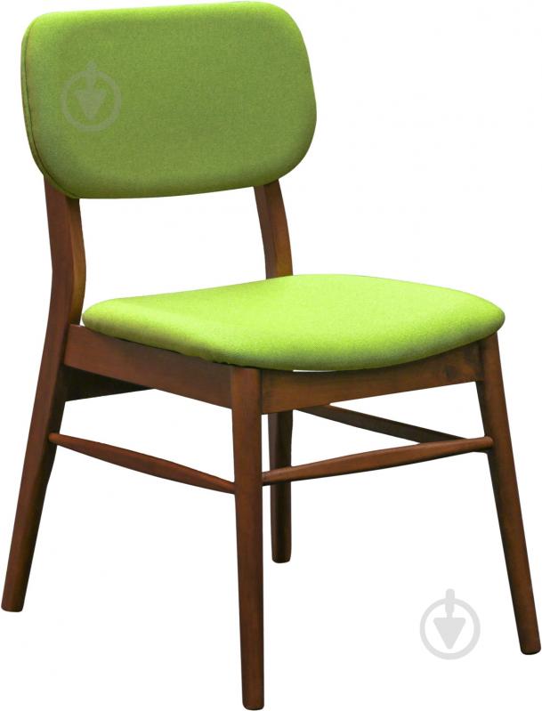 Стул обеденный Corona орех/зеленый - фото 1
