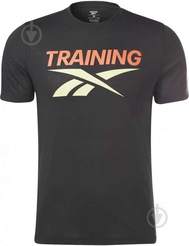 Футболка Reebok REEBOK TRAINING TEE GI8399 р.S черный - фото 4