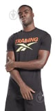 Футболка Reebok REEBOK TRAINING TEE GI8399 р.S черный - фото 5