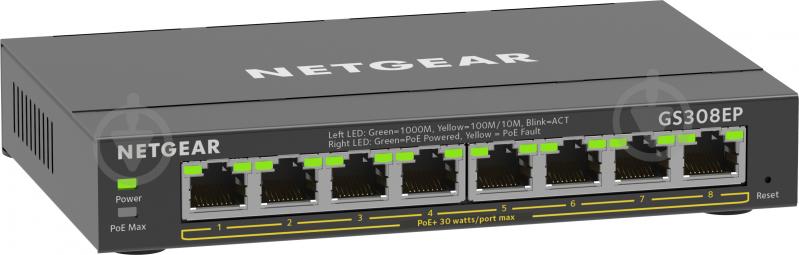 Комутатор NETGEAR GS308EP - фото 4