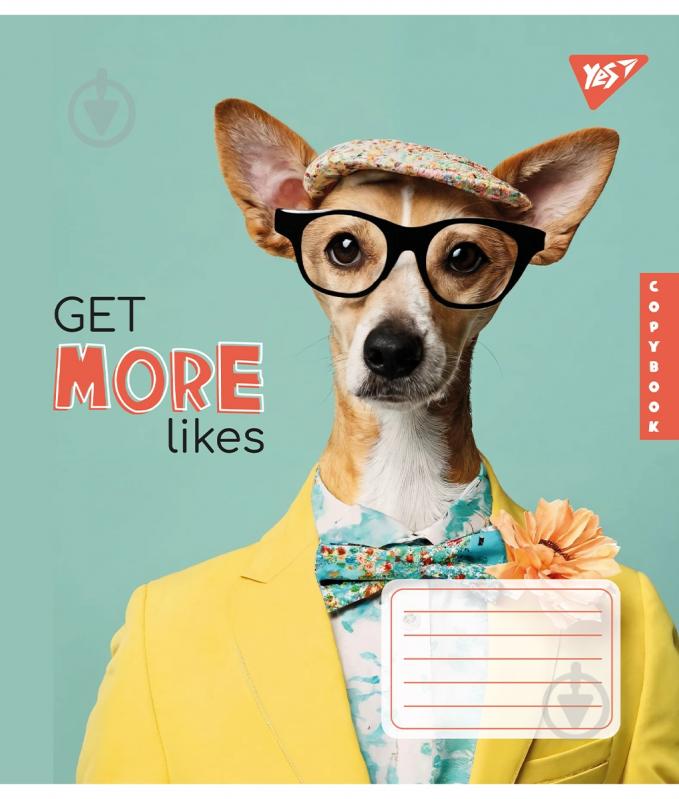 Тетрадь школьная 36 листов клетка Get more likes (767334) YES - фото 4 Тетрадь школьная 36 листов клетка Get more likes (767334) YES - фото 4