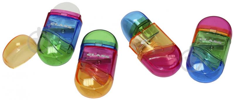 Точилка с контейнером и ластиком (04060100) CLASS - фото 1