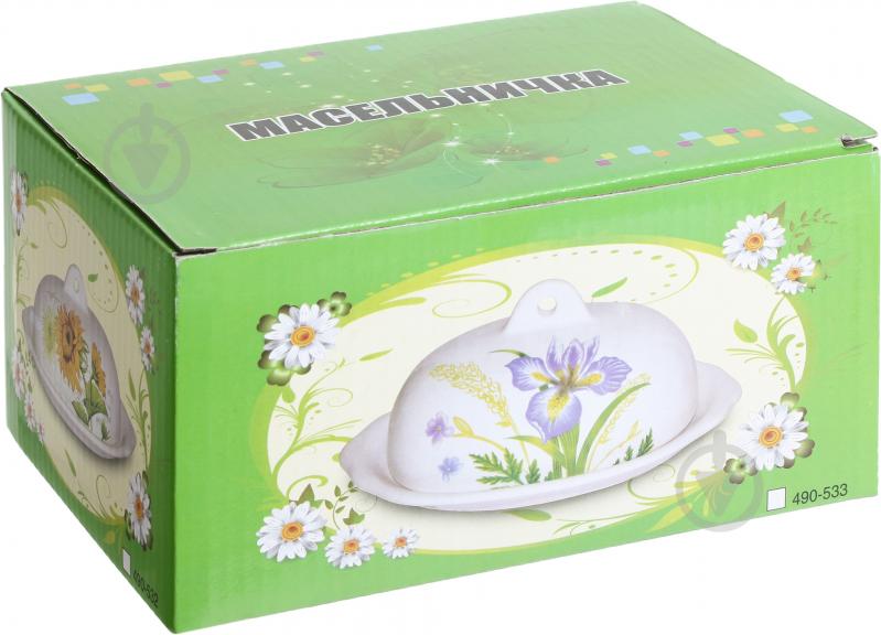 Масленка Цветы 18 см - фото 4