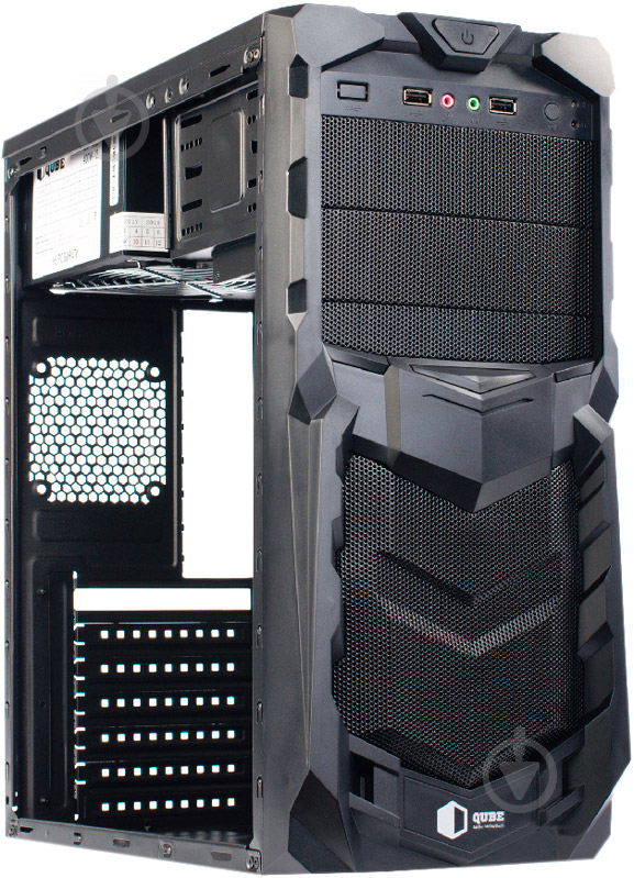 Корпус QUBE QB02A 400W Black (QB02A_MN4U2) - фото 2