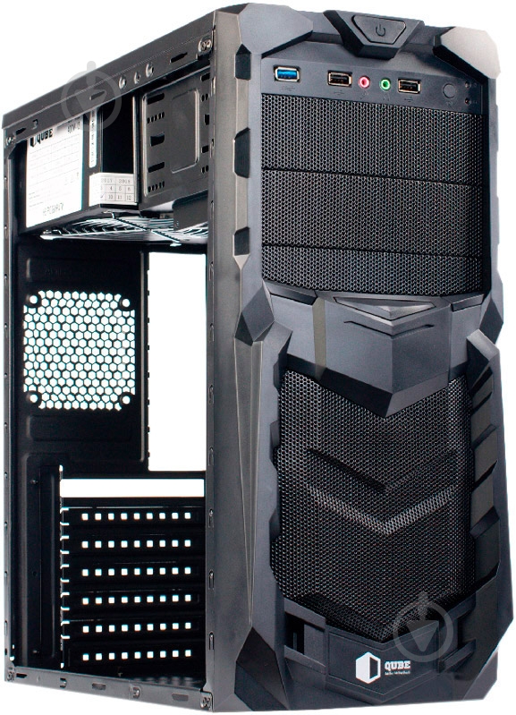 Корпус QUBE QB02A 400W Black (QB02A_MN4U3) - фото 3