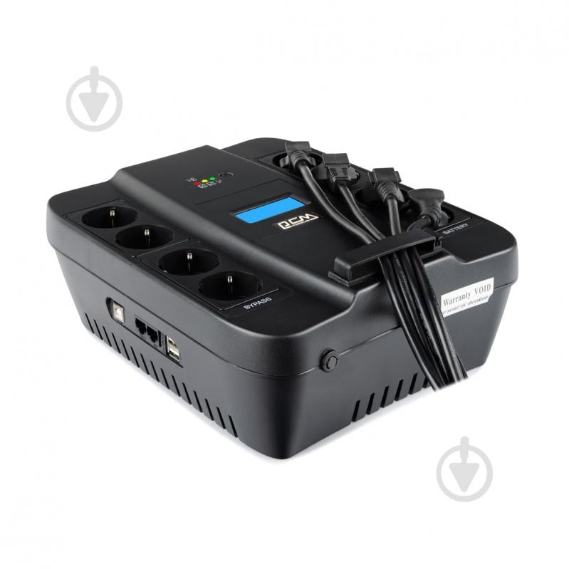 Источник бесперебойного питания (ИБП) Powercom SPD-1100U LCD SCHUKO SPD-1100U.LCD - фото 6