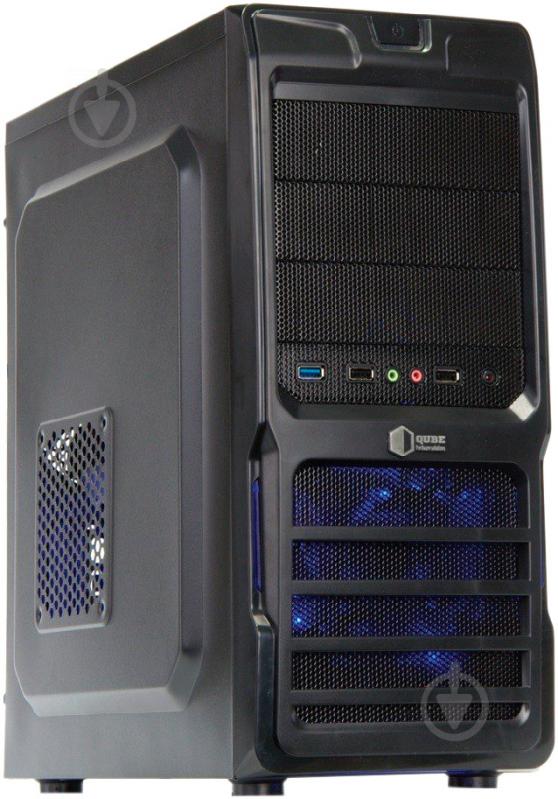 Корпус QUBE QB25A 400W APFC Black (QB25A_MB4U3) - фото 2