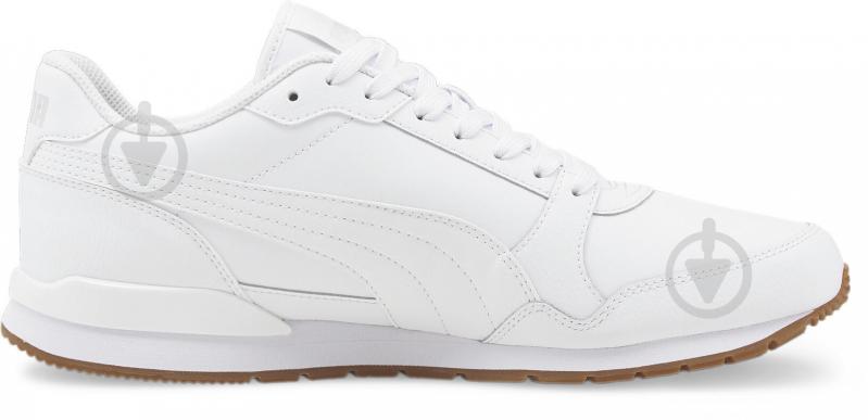 Кроссовки мужские Puma ST RUNNER V3 L PUMA WHITE-PUMA WHITE-GUM 38485505 р.42 белые - фото 2