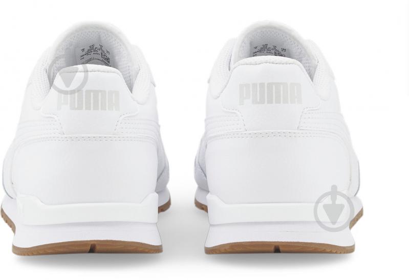 Кроссовки мужские Puma ST RUNNER V3 L PUMA WHITE-PUMA WHITE-GUM 38485505 р.42 белые - фото 4