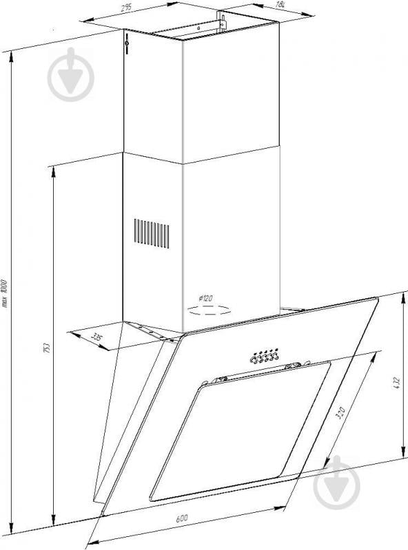 Вытяжка Pyramida NR 60 BLACK MU/U - фото 6