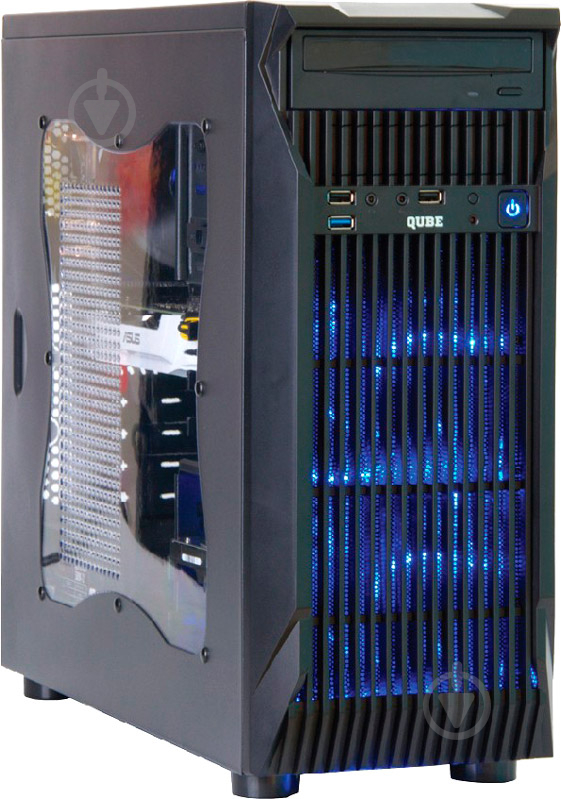 Корпус QUBE QB767 500W Bronze Black (QB767_WB5U3) - фото 1