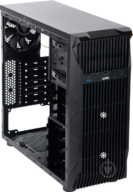 Корпус QUBE QB767 500W Bronze Black (QB767_WB5U3) - фото 4