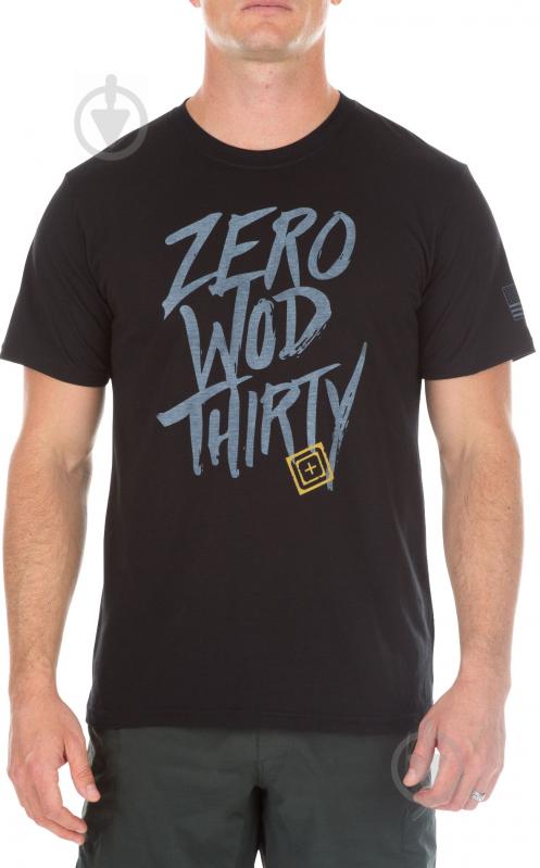 Футболка 5.11 Tactical Zero Wod Tee 41194FI р. S чорний - фото 1