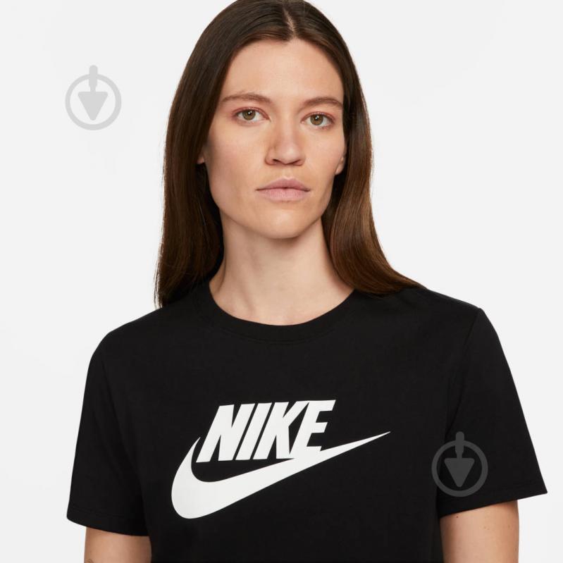 Футболка Nike W NSW TEE ESSNTL ICN FTRA DX7906-010 р.M черный - фото 3