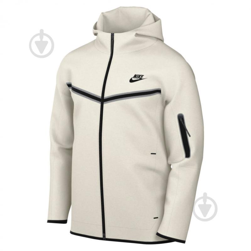 Джемпер Nike M NSW TCH FLC HOODIE FZ WR CU4489-030 р. S бежевый - фото 9