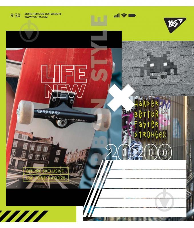 Тетрадь школьная New life А5/48 в клетку YES - фото 1 Тетрадь школьная New life А5/48 в клетку YES - фото 1