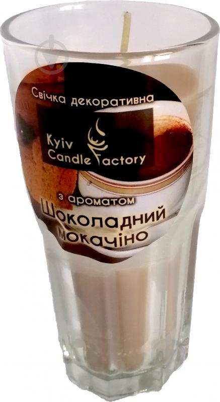 Свеча ароматическая Kyiv Candle Factory шоколадный Мокачино - фото 1