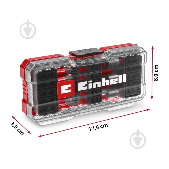 Набір біт і торцевих головок Einhell ударні S-CASE 28 шт. 108703 - фото 8 Набір біт і торцевих головок Einhell ударні S-CASE 28 шт. 108703 - фото 8