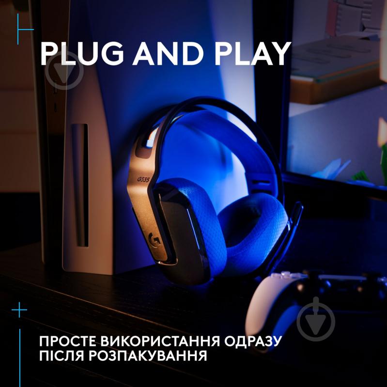 Гарнітура ігрова Logitech G535 LIGHTSPEED black (939-002219) - фото 9