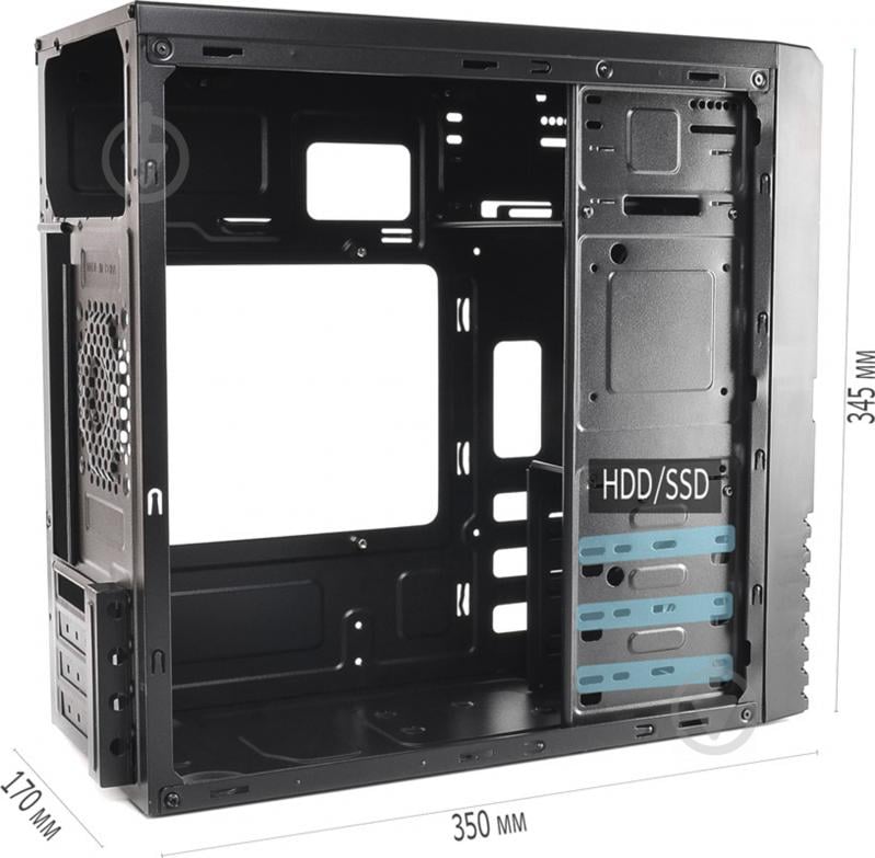 Корпус QUBE QB05M Black (QB05M_MNNU2) - фото 5