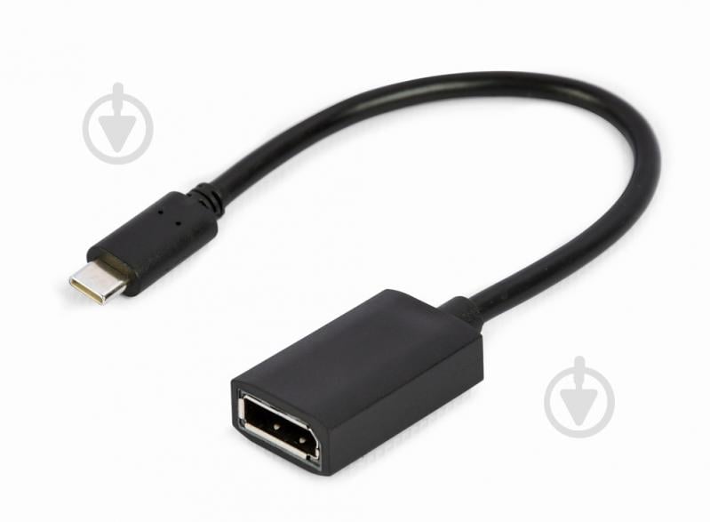 Адаптер Cablexpert USB-C на DisplayPort 4К@60Hz 0,15 м black (A-CM-DPF-02) - фото 2