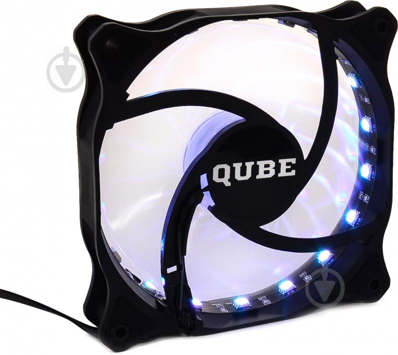 Корпусний кулер QUBE RGB Aura (QB-RGB-120-18) - фото 3