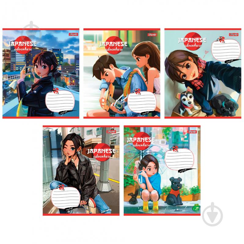 Тетрадь школьная 36 листов линия Japanese adventure (767075) 1 вересня - фото 1 Тетрадь школьная 36 листов линия Japanese adventure (767075) 1 вересня - фото 1