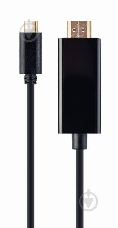 Кабель Cablexpert USB-C на HDMI, 4K@30Гц 2 м black (A-CM-HDMIM-01) - фото 1