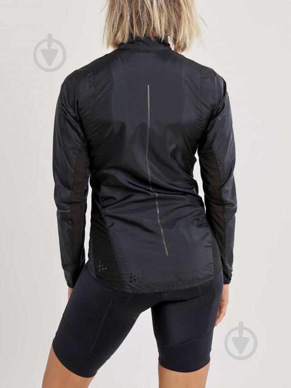 Велокуртка женская Craft Essence Light Wind Jacket W 1908792-999000 р.L черная - фото 2