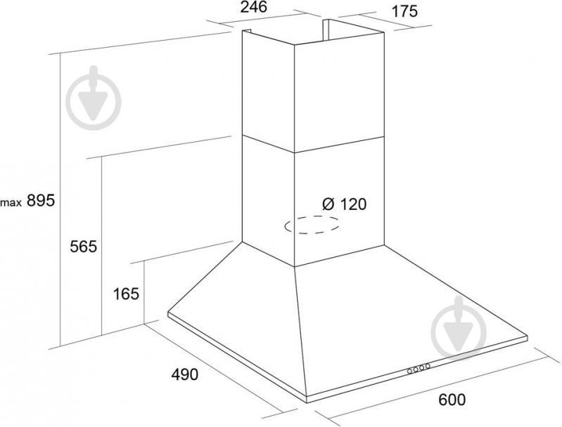 Вытяжка Pyramida TK 60 INOX/U - фото 11