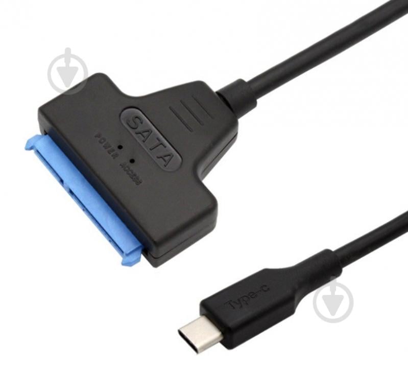 Кабель Cablexpert USB-C 3.0 на SATA II 0,2 м black (AUS3-03) - фото 2