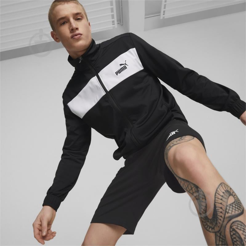 Спортивний костюм Puma POLY SUIT CL PUMA BLACK 84584401 р.2XL чорний - фото 3