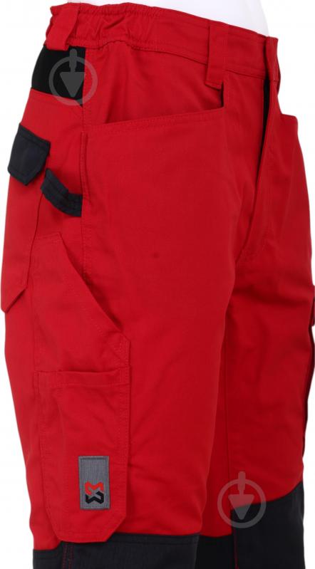 Шорты удлиненные рабочие WURTH MODYF CETUS 40 р. XS M413154417 красно-черный - фото 4