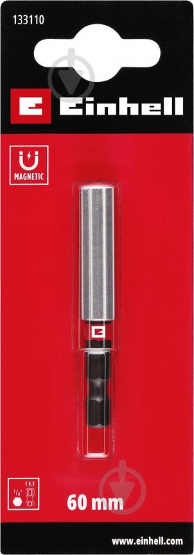 Держатель бит Einhell 1/4" CR-V 60 мм 1 шт. 133110 - фото 2 Держатель бит Einhell 1/4" CR-V 60 мм 1 шт. 133110 - фото 2