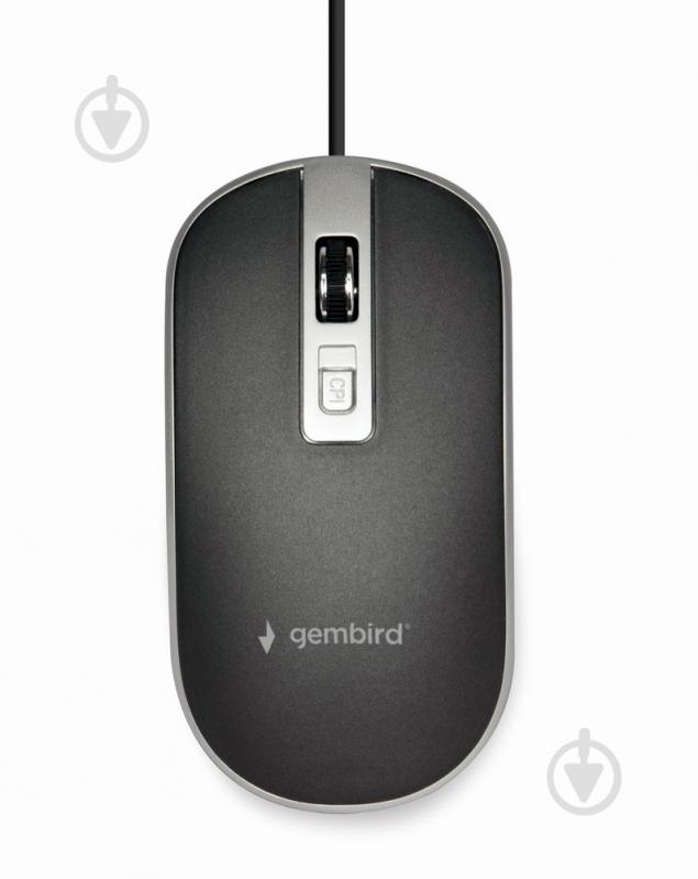 Мышка Gembird USB black/grey (MUS-4B-06-BS) - фото 1