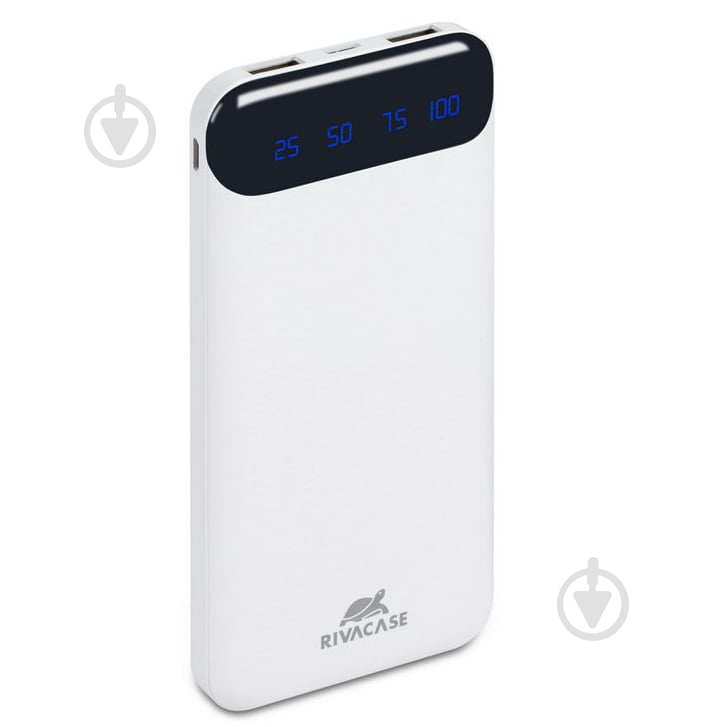 Повербанк RivaCase 10000 mAh (RIVAPOWER VA2240 (White)-) - фото 1