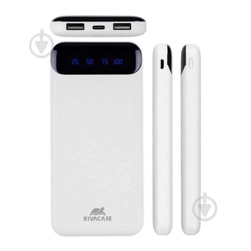 Повербанк RivaCase 10000 mAh (RIVAPOWER VA2240 (White)-) - фото 6