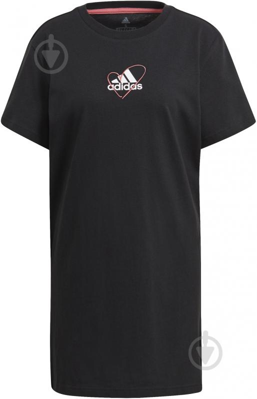 Платье Adidas LOGO TEE DRESS GJ6523 р.M черный - фото 3