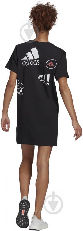 Платье Adidas LOGO TEE DRESS GJ6523 р.M черный - фото 5