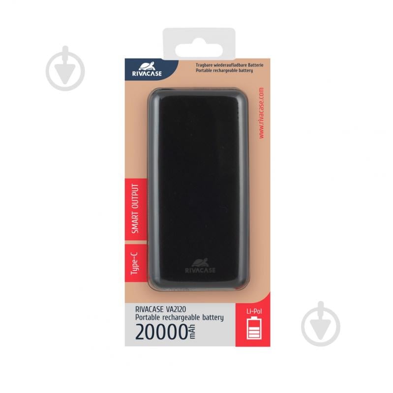 Повербанк RivaCase 20000 mAh (RIVAPOWER VA2120 (Black)-) - фото 10