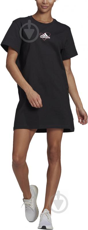 Платье Adidas LOGO TEE DRESS GJ6523 р.L черный - фото 1