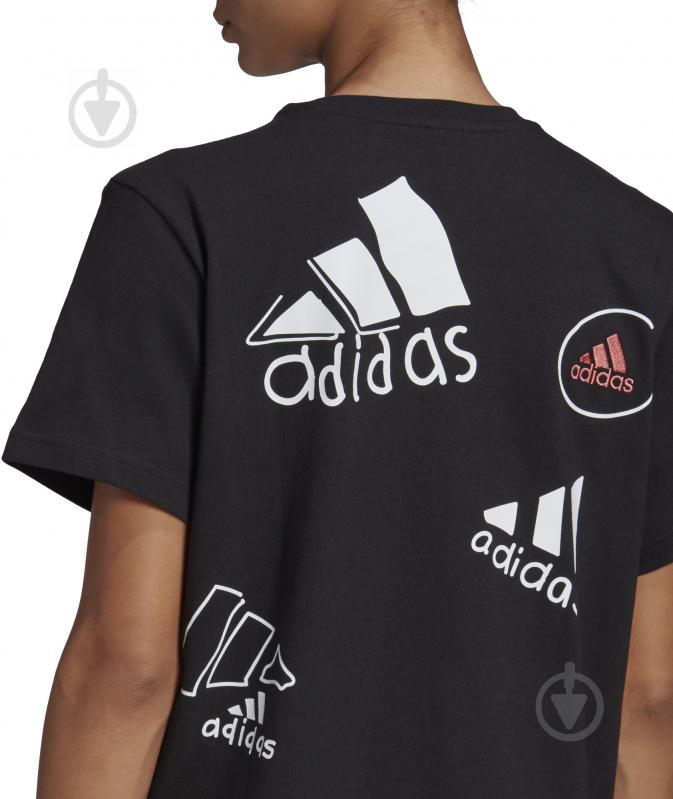 Платье Adidas LOGO TEE DRESS GJ6523 р.L черный - фото 8